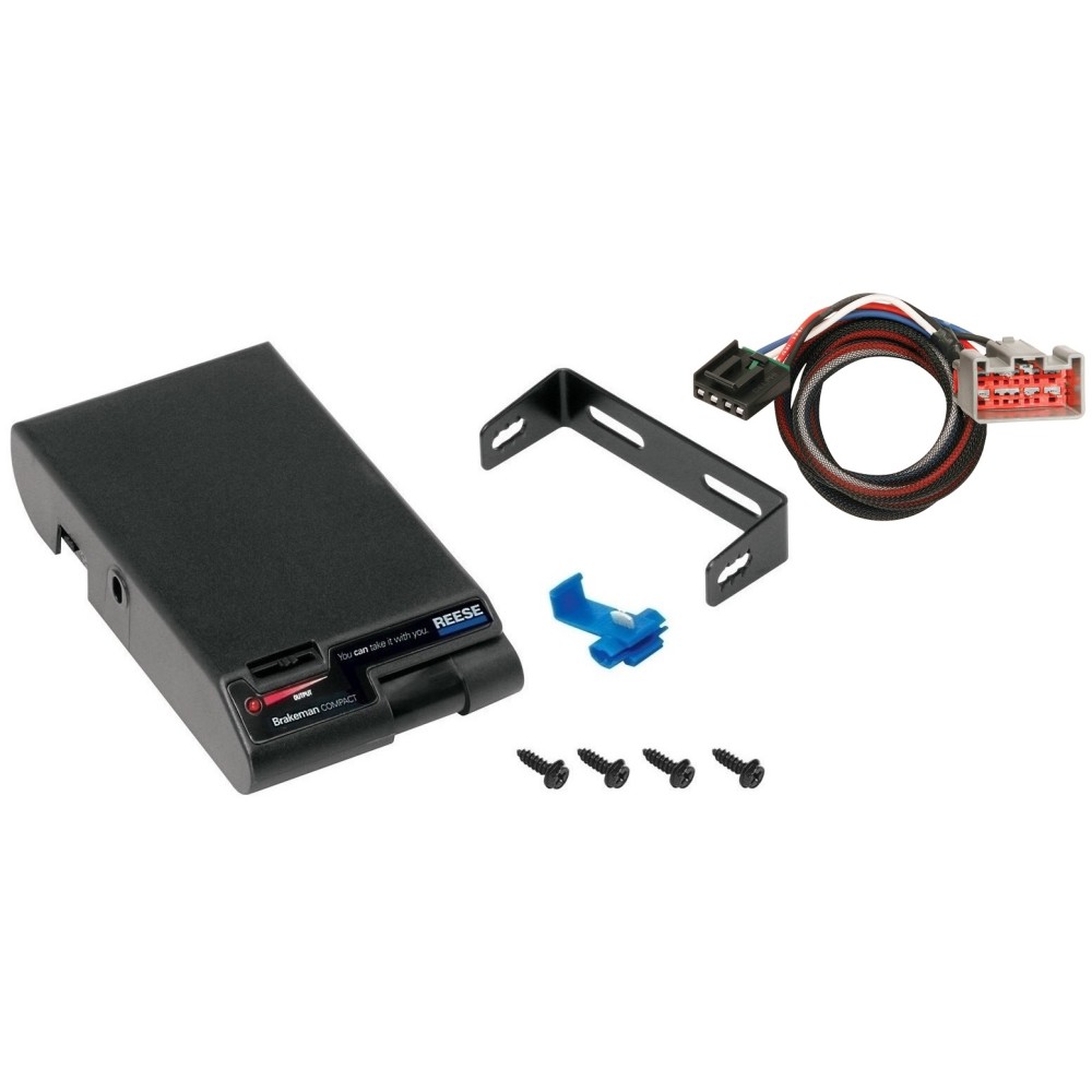 Trailer Brake Control for 09-22 Ford F-150 w/ Plug Play Wiring Adapter Eletric Trailer Brakes Module Box Controller Brakeman Compact Reese