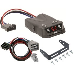 Trailer Brake Control for 13-14 RAM 1500 2500 3500 w/ Plug Play Wiring Adapter Reese Brakeman IV Eletric Trailer Brakes Module Box Controller Trailer Brake Control for 13-14 RAM 1500 2500 3500 w/ Plug Play Wiring Adapter Reese Brakeman IV Eletric Trailer Brakes Module Box Controller