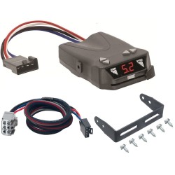 Trailer Brake Control for 07-17 GMC Acadia 17 Acadia Limited w/ Plug Play Wiring Adapter Reese Brakeman IV Eletric Trailer Brakes Module Box Controller