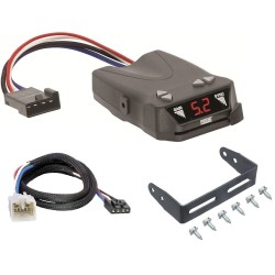 Trailer Brake Control for 03-14 Toyota Tundra w/ Plug Play Wiring Adapter Reese Brakeman IV Eletric Trailer Brakes Module Box Controller