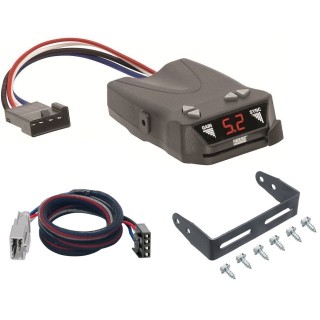 Trailer Brake Control for 06-24 Honda Ridgeline w/ Plug Play Wiring Adapter Reese Brakeman IV Eletric Trailer Brakes Module Box Controller