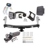 Custom Fit Trailer Hitch Wiring Harness (Plug & Play) 2" Drop Ball-Mount w/ Pin/Clip 2" Chrome Ball Security Lock Pin Rubber Hitch Plug Cover Installation Hardware Installation Instructions 84016 74682 21536 7054430 7000600 Reese Trailer Tow Reese Trailer Tow Hitch For 14-18 Chevy Silverado GMC Sierra Deluxe Package Wiring 2" Ball and Lock