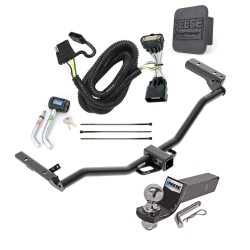 Reese Trailer Tow Hitch For 11-19 Ford Explorer Deluxe Wiring 2" Ball and Lock