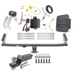 Custom Fit Trailer Hitch Wiring Harness (Plug & Play) 2" Drop Ball-Mount w/ Pin/Clip 2" Chrome Ball Security Lock Pin Rubber Hitch Plug Cover Installation Hardware Installation Instructions 84112 85720 21536 7054430 7000600 Reese Trailer To Reese Trailer Tow Hitch For 11-14 Toyota Sienna ( 15-20 SE ONLY ) Wiring 2" Ball Lock