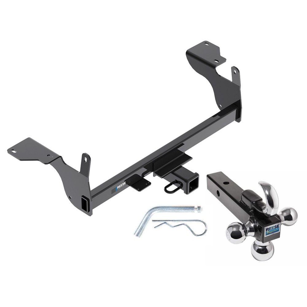 Custom Fit Trailer Hitch Tri-Ball Trailer Hitch Ball Mount w/ Pin/Clip 84116 7031400 63240 Reese Trailer Tow Hitch Receiver 14-17 Volvo XC60 w/Tri-Ball Triple Ball 1-7/8" 2" 2-5/16" 14 15 16 17 2014 2015 2016 2017 Reese Trailer Tow Hitch Receiver For 14-17 Volvo XC60 w/Tri-Ball Triple Ball 1-7/8" 2" 2-5/16"
