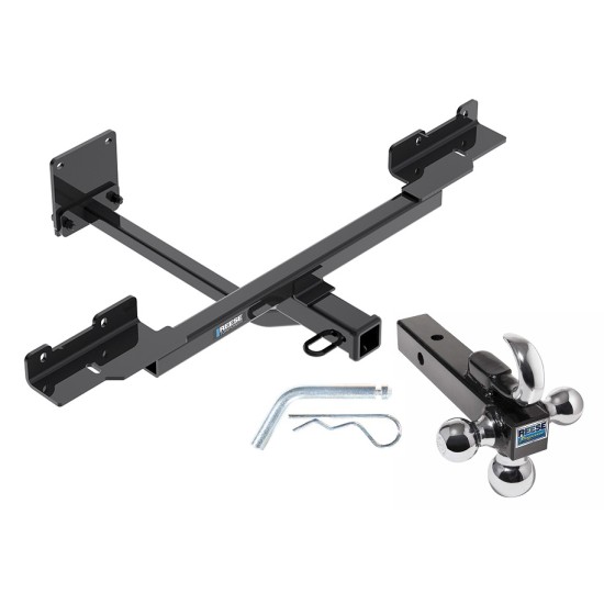Custom Fit Trailer Hitch Tri-Ball Trailer Hitch Ball Mount w/ Pin/Clip 84141 7031400 63240 Reese Trailer Tow Hitch Receiver 16-18 Mercedes-Benz GLE350 12-15 ML350 w/o Active Curve System w/Tri-Ball Triple Ball 1-7/8" 2" 2-5/16" 12 13 14 15 Reese Trailer Tow Hitch Receiver For 16-18 Mercedes-Benz GLE350 12-15 ML350 w/o Active Curve System w/Tri-Ball Triple Ball 1-7/8" 2" 2-5/16"