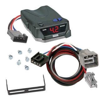 Brake Control Unit Mounting hardware and bracket Vehicle specific Plug and Play Wiring Adapter 8508211 3023 Reese Trailer Brake Control 13-14 RAM 1500 2500 3500 Electric Trailer Brakes Module Box Controller 1-4 Axle 13 14 2013 2014 Trailer Brake Control for 13-14 RAM 1500 2500 3500 Electric Trailer Brakes Module Box Controller 1-4 Axle