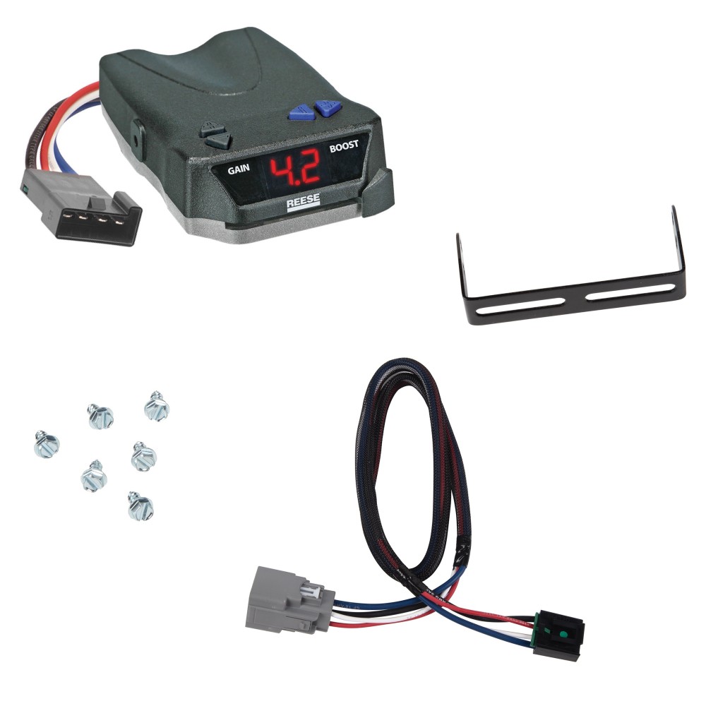 Trailer Brake Control for 20-24 Jeep Gladiator 18-22 Wrangler JL New Body Style Draw-Tite Activator Electric Trailer Brakes Module Box Controller 1-4 Axle