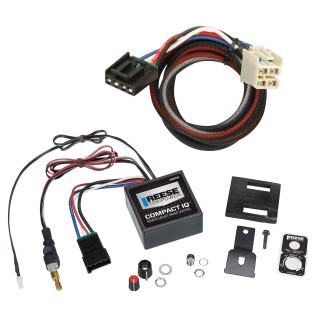 Brake Control Unit Mounting hardware and bracket Vehicle specific Plug and Play Wiring Adapter 8508700 3016 Reese Reese Compact IQ Hidden Trailer Brake Control 15-23 Chevy Suburban Plug Play Wiring Adapter Proportional Trailer Brakes Module Box Controlle Reese Compact IQ Hidden Trailer Brake Control for 15-23 Chevy Suburban w/ Plug Play Wiring Adapter Proportional Trailer Brakes Module Box Controller 1-3 Axle