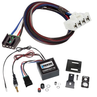Brake Control Unit Mounting hardware and bracket Vehicle specific Plug and Play Wiring Adapter 8508700 3020 Reese Reese Compact IQ Hidden Trailer Brake Control 95-09 Dodge RAM 1500 2500 3500 Plug Play Wiring Adapter Proportional Trailer Brakes Module Box Reese Compact IQ Hidden Trailer Brake Control for 95-09 Dodge RAM 1500 2500 3500 w/ Plug Play Wiring Adapter Proportional Trailer Brakes Module Box Controller 1-3 Axle