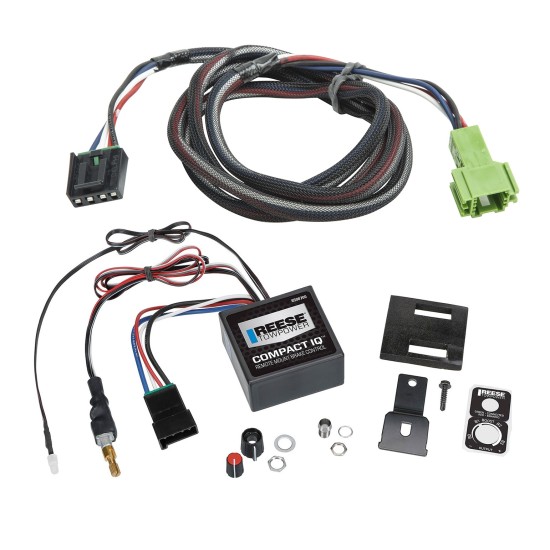 Reese Compact IQ Hidden Trailer Brake Control for 19-22 Mercedes-Benz Freightliner Sprinter 1500 w/ Plug Play Wiring Adapter Proportional Trailer Brakes Module Box Controller 1-3 Axle