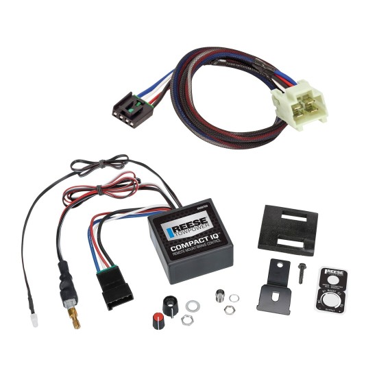 Brake Control Unit Mounting hardware and bracket Vehicle specific Plug and Play Wiring Adapter 8508700 3032 Reese Reese Compact IQ Hidden Trailer Brake Control 09-11 Kia Borrego Factory 7-Way Plug Play Wiring Adapter Proportional Trailer Brakes Module Bo Reese Compact IQ Hidden Trailer Brake Control for 09-11 Kia Borrego w/ Factory 7-Way w/ Plug Play Wiring Adapter Proportional Trailer Brakes Module Box Controller 1-3 Axle