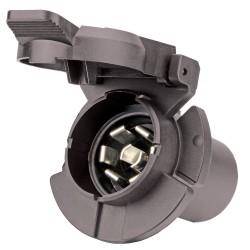 7-Way RV Round Tow Plug Harness U.S. Car End Connector for 7-Way RV Round Tow Plug Harness Twist In OEM GM Vehicles 7-Way RV Round Tow Plug Harness U.S. Car End Connector for 7-Way RV Round Tow Plug Harness Twist In OEM GM Vehicles