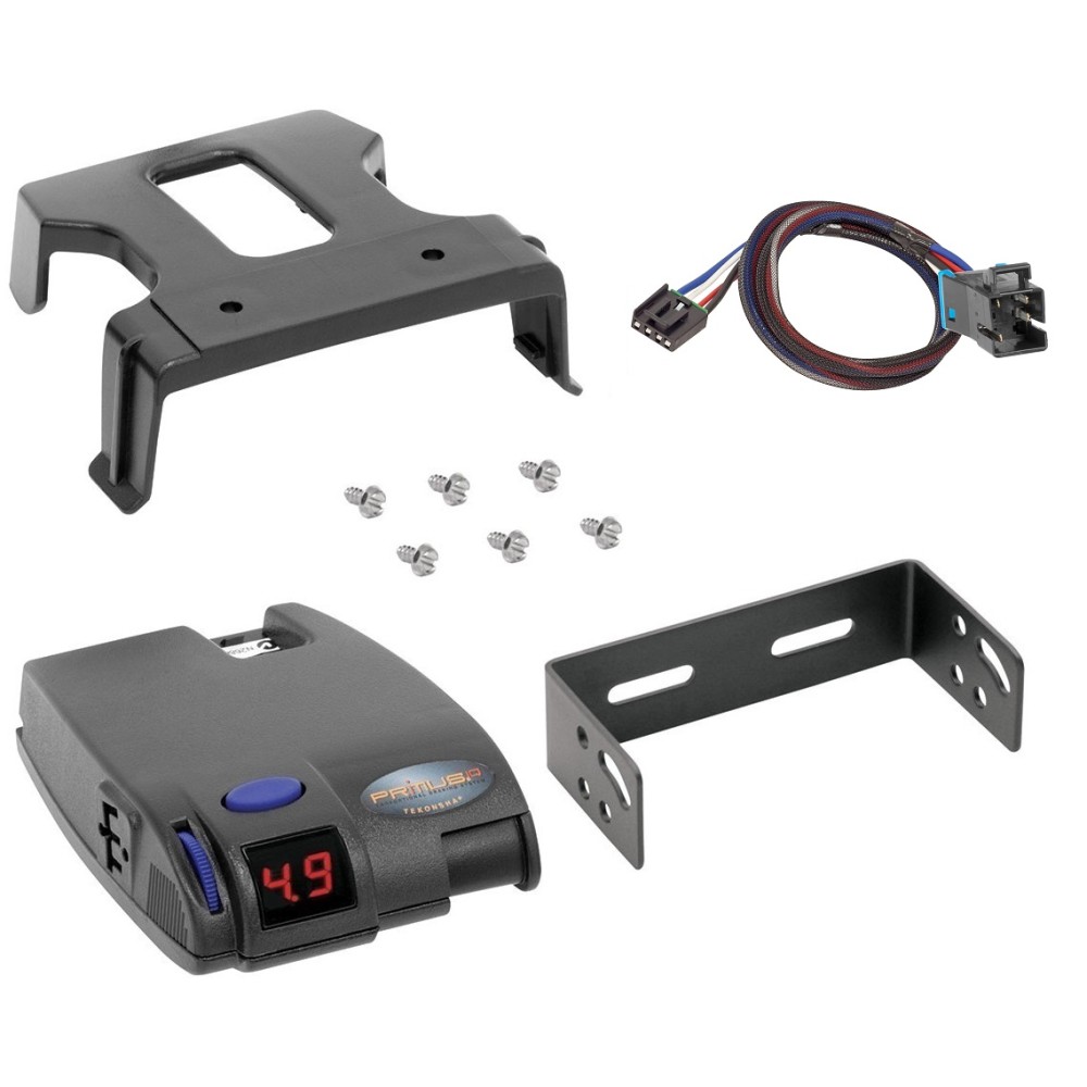 Brake Control Unit Mounting hardware and bracket Vehicle specific Plug and Play Wiring Adapter 90160 3027 Draw-Tite Tekonsha Primus IQ Electric Trailer Brake Control 08-16 Winnebago Destination Eclipse Ultraza Grand Tour Journey Express Meridian Solei Ve Tekonsha Primus IQ Electric Trailer Brake Control for 08-16 Winnebago Destination Eclipse Ultra Forza Grand Tour Journey Express Meridian Solei Vectra w/ Plug Play Wiring Adapter Proportional Eletric Trailer Brakes Module Box Controller 1-3 Axle