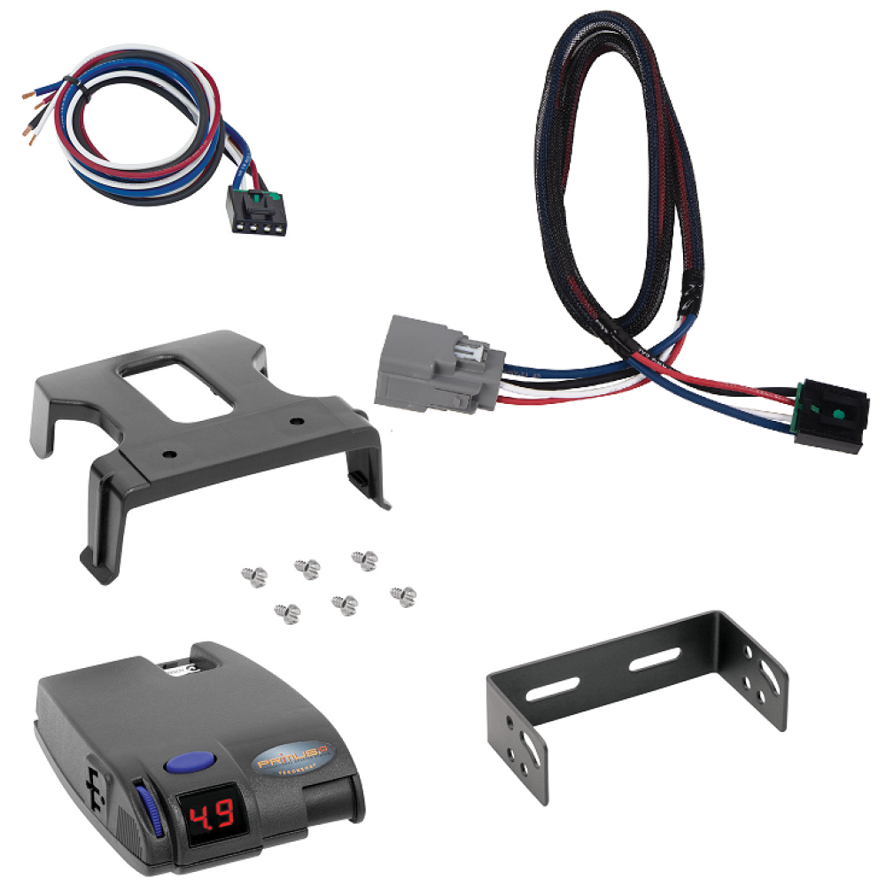 Brake Control Unit Mounting hardware and bracket Vehicle specific Plug and Play Wiring Adapter 90160 3073 Tekonsha Tekonsha Primus IQ Electric Trailer Brake Control 20-24 Jeep Gladiator 18-24 Wrangler JL New Body Style Plug Play Wiring Adapter Proportion Tekonsha Primus IQ Electric Trailer Brake Control for 20-24 Jeep Gladiator 18-24 Wrangler JL New Body Style w/ Plug Play Wiring Adapter Proportional Eletric Trailer Brakes Module Box Controller 1-3 Axle