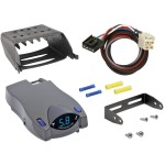 Brake Control Unit Mounting hardware and bracket Vehicle specific Plug and Play Wiring Adapter 90885 3016 Tekonsha Trailer Brake Control 14-19 Chevy Silverado GMC Sierra 1500 Plug Play Wiring Adapter Tekonsha Prodigy P2 Eletric Trailer Brakes Module Box Trailer Brake Control for 14-19 Chevy Silverado GMC Sierra 1500 w/ Plug Play Wiring Adapter Tekonsha Prodigy P2 Eletric Trailer Brakes Module Box Controller