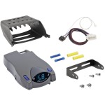 Brake Control Unit Mounting hardware and bracket Vehicle specific Plug and Play Wiring Adapter 90885 3031 Tekonsha Clam Shell Trailer Brake Control 16-23 Toyota Tacoma 15-20 Tundra Plug Play Wiring Adapter Tekonsha Prodigy P2 Eletric Trailer Brakes Modul Clam Shell Trailer Brake Control for 16-23 Toyota Tacoma 15-20 Tundra w/ Plug Play Wiring Adapter Tekonsha Prodigy P2 Eletric Trailer Brakes Module Box Controller