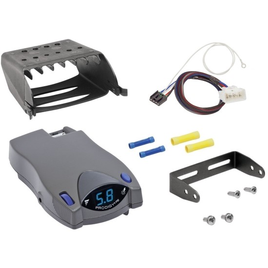 Brake Control Unit Mounting hardware and bracket Vehicle specific Plug and Play Wiring Adapter 90885 3031 Tekonsha Clam Shell Trailer Brake Control 16-23 Toyota Tacoma 15-20 Tundra Plug Play Wiring Adapter Tekonsha Prodigy P2 Eletric Trailer Brakes Modul Clam Shell Trailer Brake Control for 16-23 Toyota Tacoma 15-20 Tundra w/ Plug Play Wiring Adapter Tekonsha Prodigy P2 Eletric Trailer Brakes Module Box Controller