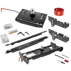 Draw-Tite Gooseneck Trailer Hitch w/ Hole Saw for 99-16 Ford F250 F350 Turnover w/ Brackets Rails Under Bed 2-5/16" Ball Draw-Tite Gooseneck Trailer Hitch w/ Hole Saw for 99-16 Ford F250 F350 Turnover w/ Brackets Rails Under Bed 2-5/16" Ball