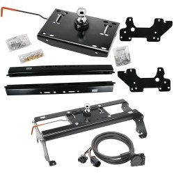 Draw-Tite Gooseneck Trailer Hitch w/ In-Bed Wiring for 03-12 Dodge Ram 2500 3500 06-08 1500 Mega Cab Turnover w/ Brackets Rails Under Bed 2-5/16" Ball Draw-Tite Gooseneck Trailer Hitch w/ In-Bed Wiring for 03-12 Dodge Ram 2500 3500 06-08 1500 Mega Cab Turnover w/ Brackets Rails Under Bed 2-5/16" Ball