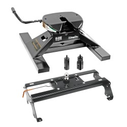 Draw-Tite Gooseneck Trailer Hitch w/ 18K 5th Fifth Wheel Adapter for 03-12 Dodge Ram 2500 3500 06-08 1500 Mega Cab Turnover w/ Brackets Rails Under Bed 2-5/16" Ball Draw-Tite Gooseneck Trailer Hitch w/ 18K 5th Fifth Wheel Adapter for 03-12 Dodge Ram 2500 3500 06-08 1500 Mega Cab Turnover w/ Brackets Rails Under Bed 2-5/16" Ball