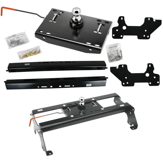 2003-2012 Dodge Ram 2500 3500 Underbed Gooseneck Trailer Hitch Kit - Rails + Head