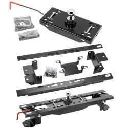 Draw-Tite Gooseneck Trailer Hitch for 07-19 Toyota Tundra Turnover w/ Brackets Rails Under Bed 2-5/16" Ball