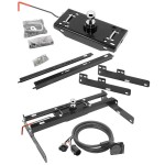 9465 4457 50-97-410 Draw-Tite Draw-Tite Gooseneck Trailer Hitch In-Bed Wiring 04-14 F150 F-150 Turnover Brackets Rails Under Bed 2-5/16" Ball 04 05 06 07 08 09 10 11 12 13 14 2004 2005 2006 2007 2008 2009 2010 2011 2012 2013 2014 Draw-Tite Gooseneck Trailer Hitch w/ In-Bed Wiring for 04-14 Ford F150 F-150 Turnover w/ Brackets Rails Under Bed 2-5/16" Ball