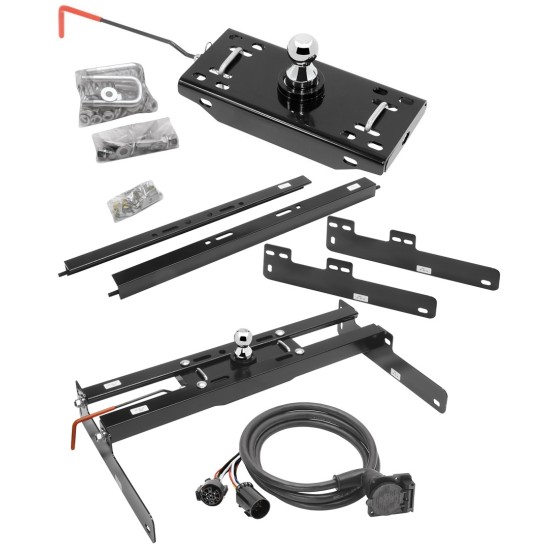 9465 4457 50-97-410 Draw-Tite Draw-Tite Gooseneck Trailer Hitch In-Bed Wiring 04-14 F150 F-150 Turnover Brackets Rails Under Bed 2-5/16" Ball 04 05 06 07 08 09 10 11 12 13 14 2004 2005 2006 2007 2008 2009 2010 2011 2012 2013 2014 Draw-Tite Gooseneck Trailer Hitch w/ In-Bed Wiring for 04-14 Ford F150 F-150 Turnover w/ Brackets Rails Under Bed 2-5/16" Ball
