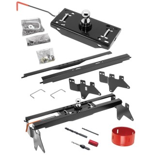 9465 4445 58381 1937 Draw-Tite Draw-Tite Gooseneck Trailer Hitch Hole Saw 01-07 Chevy GMC Silverado Sierra 3500 Turnover Brackets Rails Under Bed 2-5/16" Ball 01 02 03 04 05 06 07 2001 2002 2003 2004 2006 2007 Draw-Tite Gooseneck Trailer Hitch w/ Hole Saw for 01-07 Chevy GMC Silverado Sierra 3500 Turnover w/ Brackets Rails Under Bed 2-5/16" Ball