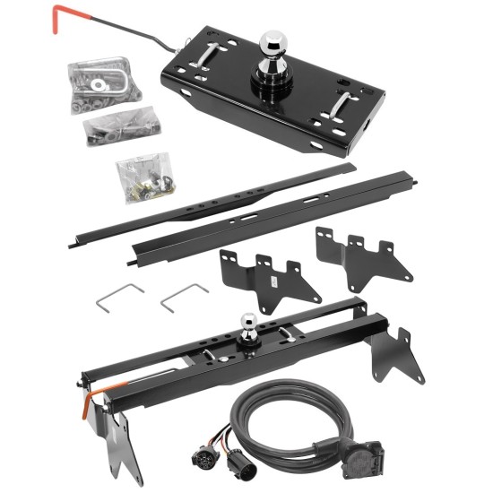 9465 4445 50-97-410 Draw-Tite Draw-Tite Gooseneck Trailer Hitch In-Bed Wiring 01-07 Chevy GMC Silverado Sierra 3500 Turnover Brackets Rails Under Bed 2-5/16" Ball 8' Beds Only 01 02 03 04 05 06 07 2001 2002 2003 2004 2006 2007 Draw-Tite Gooseneck Trailer Hitch w/ In-Bed Wiring for 01-07 Chevy GMC Silverado Sierra 3500 Turnover w/ Brackets Rails Under Bed 2-5/16" Ball 8' Beds Only