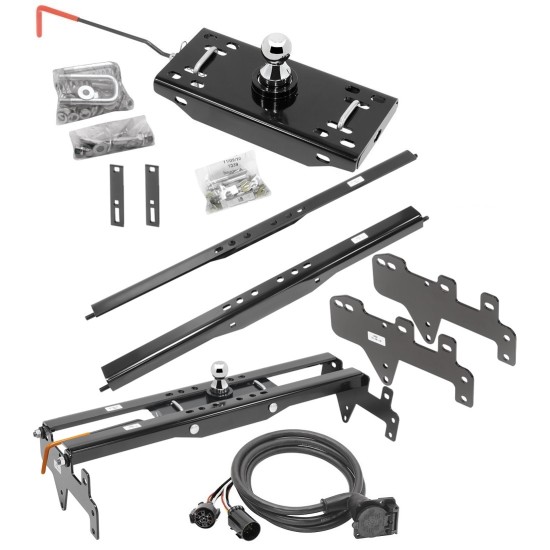 9465 4454 50-97-410 Draw-Tite Draw-Tite Gooseneck Trailer Hitch In-Bed Wiring 99-19 Chevy GMC Silverado Sierra 1500 99-04 2500 LD Turnover Brackets Rails Under Bed 2-5/16" Ball 99 00 01 02 03 04 05 06 07 08 09 10 11 12 13 14 15 16 17 18 19 1999 2000 Draw-Tite Gooseneck Trailer Hitch w/ In-Bed Wiring for 99-19 Chevy GMC Silverado Sierra 1500 99-04 2500 LD Turnover w/ Brackets Rails Under Bed 2-5/16" Ball