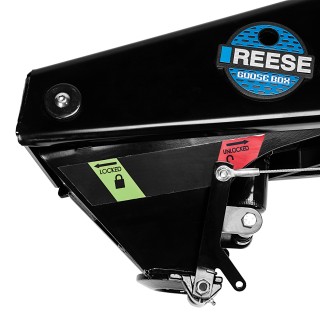 Reese Reese Goose Box™ 5th Fifth Wheel Hitch Pin Box Air Ride 20000 lbs. Capacity Fits Lippert (1621 1716 0719) Fabex PB 600 Series Reese Goose Box™ 5th Fifth Wheel Hitch Pin Box, Air Ride, 20,000 lbs. Capacity, Fits Lippert (1621, 1716, 0719), Fabex PB 600 Series