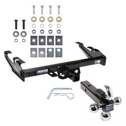 Reese Trailer Tow Hitch Receiver For 88-00 Chevy GMC C/K 1500 2500 3500 Standard or Step Bumper w/Tri-Ball Triple Ball 1-7/8" 2" 2-5/16" Reese Trailer Tow Hitch Receiver For 88-00 Chevy GMC C/K 1500 2500 3500 Standard or Step Bumper w/Tri-Ball Triple Ball 1-7/8" 2" 2-5/16"