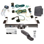 Custom Fit Trailer Hitch Wiring Harness (Plug & Play) 2" Drop Ball-Mount w/ Pin/Clip 2-5/16" Chrome Ball Security Lock Pin Rubber Hitch Plug Cover Installation Hardware Installation Instructions 96946 78029 21330 7028500 7054430 7000600 Rees Reese Class V Trailer Tow Hitch For 03-24 Chevy Express GMC Savana 1500 2500 3500 Deluxe Package Wiring 2-5/16" Ball and Lock