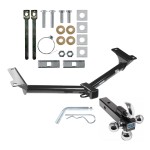 Custom Fit Trailer Hitch Tri-Ball Trailer Hitch Ball Mount w/ Pin/Clip 97208 7031400 63240 Reese Trailer Tow Hitch Receiver 09-20 Dodge Journey w/Tri-Ball Triple Ball 1-7/8" 2" 2-5/16" 09 10 11 12 13 14 15 16 17 18 19 20 2009 2010 2011 2012 Reese Trailer Tow Hitch Receiver For 09-20 Dodge Journey w/Tri-Ball Triple Ball 1-7/8" 2" 2-5/16"