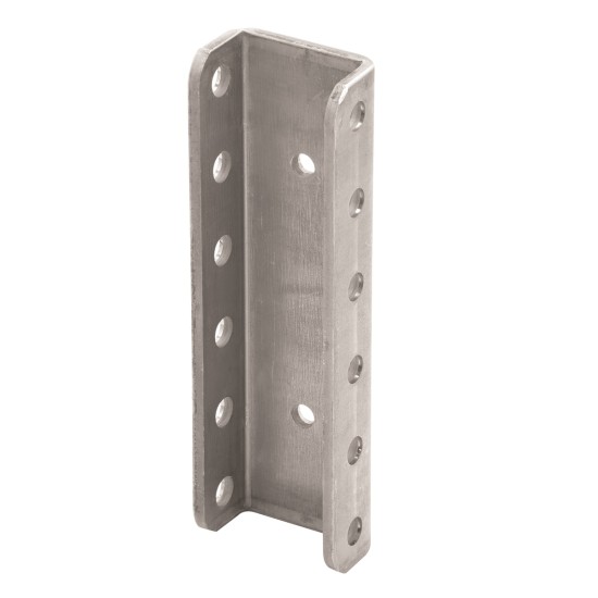 Bulldog 5-Position 6 Hole Adjustable Channel Bracket w/ 11-3/4" Height for Cast Head Couplers