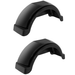 Set of 2 Black Fulton Single Axle Trailer Fenders 14" Wheels Top Step 31.3" Long Boat Utility Sale Replacement Set of 2 Black Fulton Single Axle Trailer Fenders 14" Wheels Top Step 31.3" Long Boat Utility Sale Replacement
