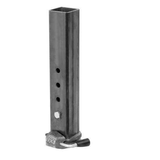 1289210300 BULLDOG BX1 Gooseneck Trailer Hitch Coupler 2-5/16 inch Diameter 25000 lbs. Capacity Square Bulldog BX1 Square Gooseneck Trailer Coupler 25,000 lbs 4" Inner Tube Only Adjustable 2-5/16" Hitch Ball