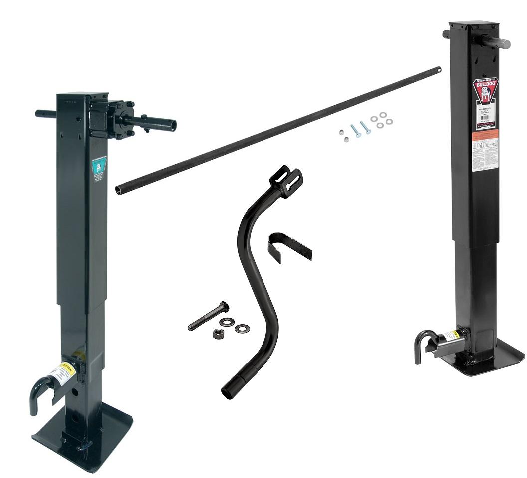 Bulldog Tandem 2-Speed 12,000 lbs Square Trailer Jack Drop