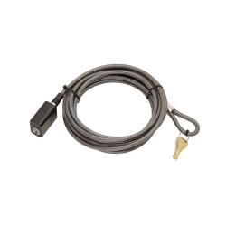 Tow Ready 15 Foot Cable Lock For Bike Wheels Snowboard Bindings and others Vinyl-Coated Cable 1-1/2" Wide