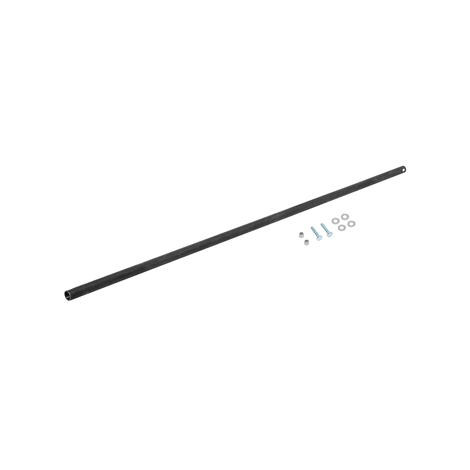 Trailer Jack Cross Shaft Tube w/ Slotted Ends and Hardware 72-3/4