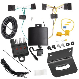 Plug and Play T-One Wiring Harness Connector 4-Flat Mounting Bracket 4-Flat Car End Tester w/ LED Display 118743 118144 20114 Draw-Tite Trailer Wiring and Bracket Light Tester 15-18 BMW X5 Plug Play 4-Flat Harness 15 16 17 18 2015 2016 2017 2018 Trailer Wiring and Bracket w/ Light Tester For 15-18 BMW X5 Plug & Play 4-Flat Harness