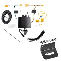 Trailer Wiring and Bracket For 16-22 Mercedes-Benz GLC Except PO3 Premium Package Plug & Play 4-Flat Harness  Trailer Wiring and Bracket For 16-22 Mercedes-Benz GLC Except PO3 Premium Package Plug & Play 4-Flat Harness