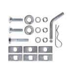 Trailer Tow Hitch Hardware Fastener Kit For 02-06 Acura RSX Honda Civic Si 1-1/4" Towing Receiver
