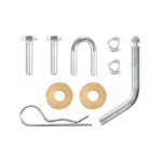 Trailer Tow Hitch Hardware Fastener Kit For 06-10 Hyundai Sonata 1-1/4" Towing Receiver Class 1