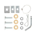 Trailer Tow Hitch Hardware Fastener Kit For 07-12 Nissan Sentra 1-1/4" Towing Receiver Class 1