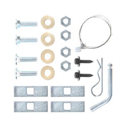 Trailer Tow Hitch Hardware Fastener Kit For 07-13 VW Volkswagen Eos 1-1/4" Towing Receiver Class 1 Trailer Tow Hitch Hardware Fastener Kit For 07-13 VW Volkswagen Eos 1-1/4" Towing Receiver Class 1