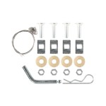 Trailer Tow Hitch Hardware Fastener Kit For 11-14 Ford Mustang V6 V8 1-1/4" Towing Receiver Class 1
