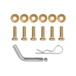 Trailer Tow Hitch Hardware Fastener Kit For 14-21 Lexus IS350 14-15 IS250 1-1/4" Towing Receiver Class 1